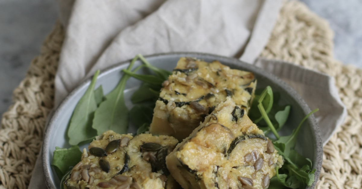 Frittata di ceci (senza uova) alle zucchine Ricetta | Cucina Botanica