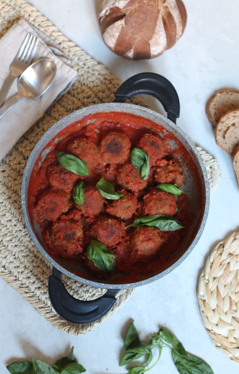 Polpette di lenticchie al sugo ricetta