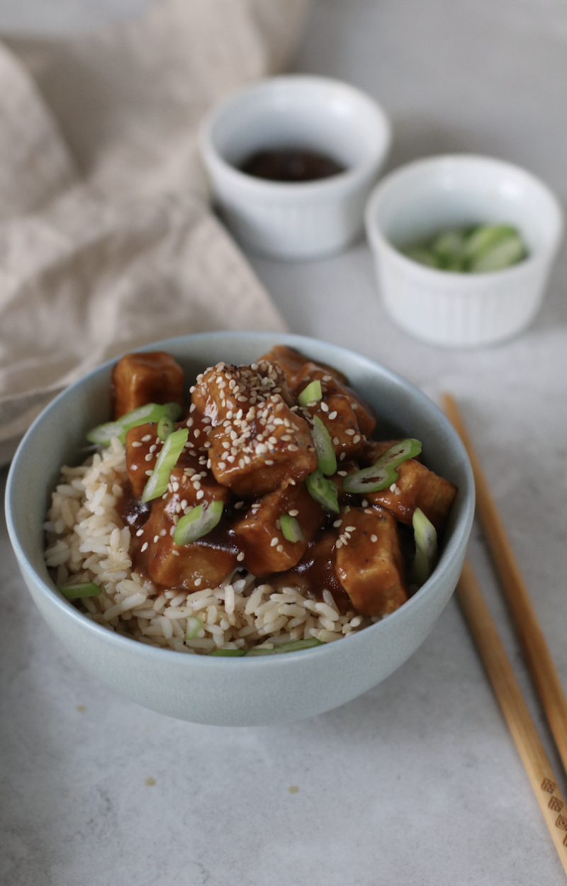 Bocconcini di tofu in agrodolce ricetta