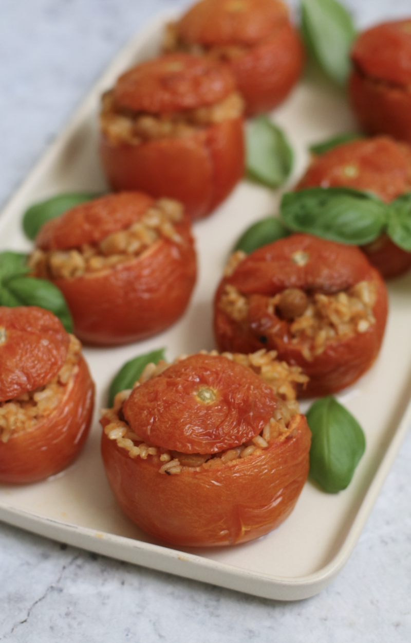 Pomodori ripieni vegan ricetta