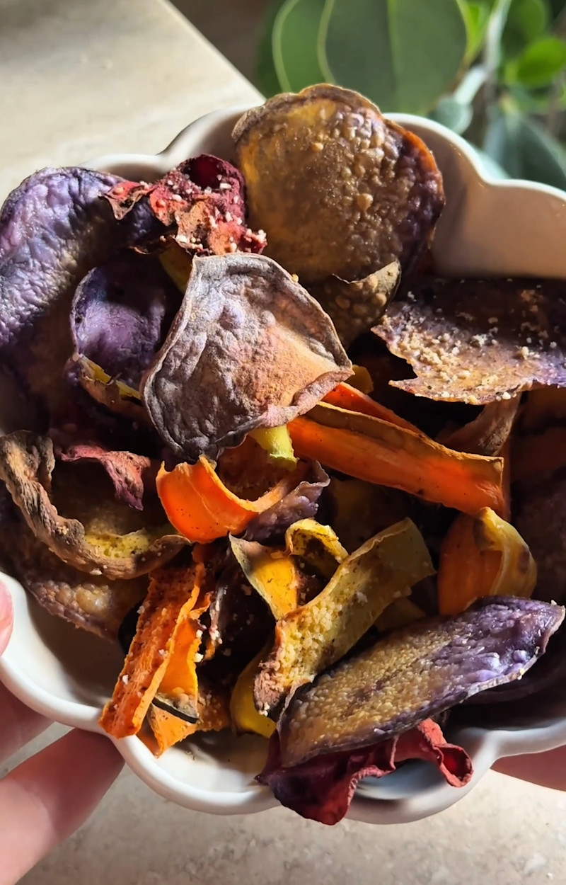 Chips di verdure ricetta