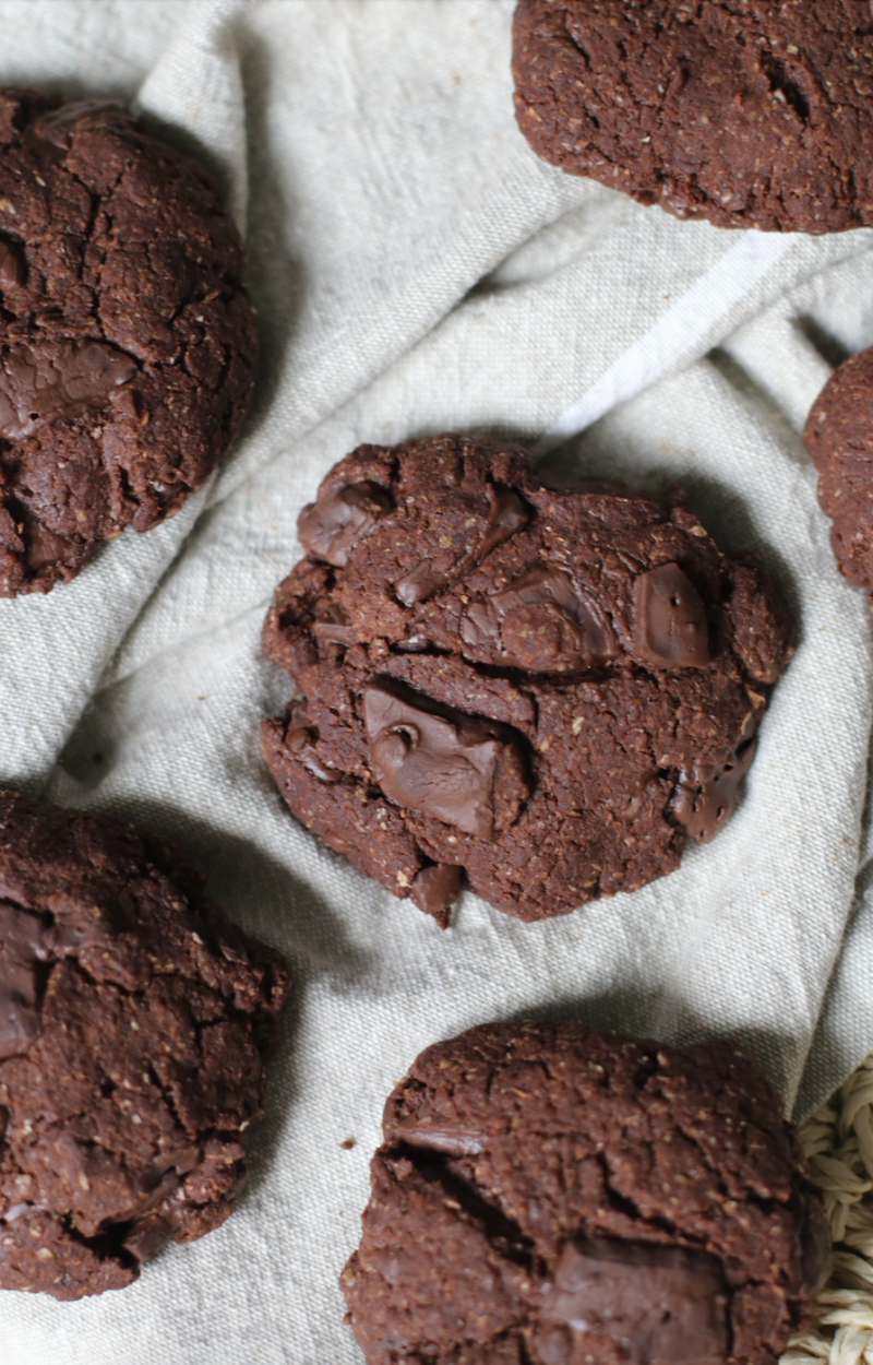 Cookies integrali al cioccolato ricetta
