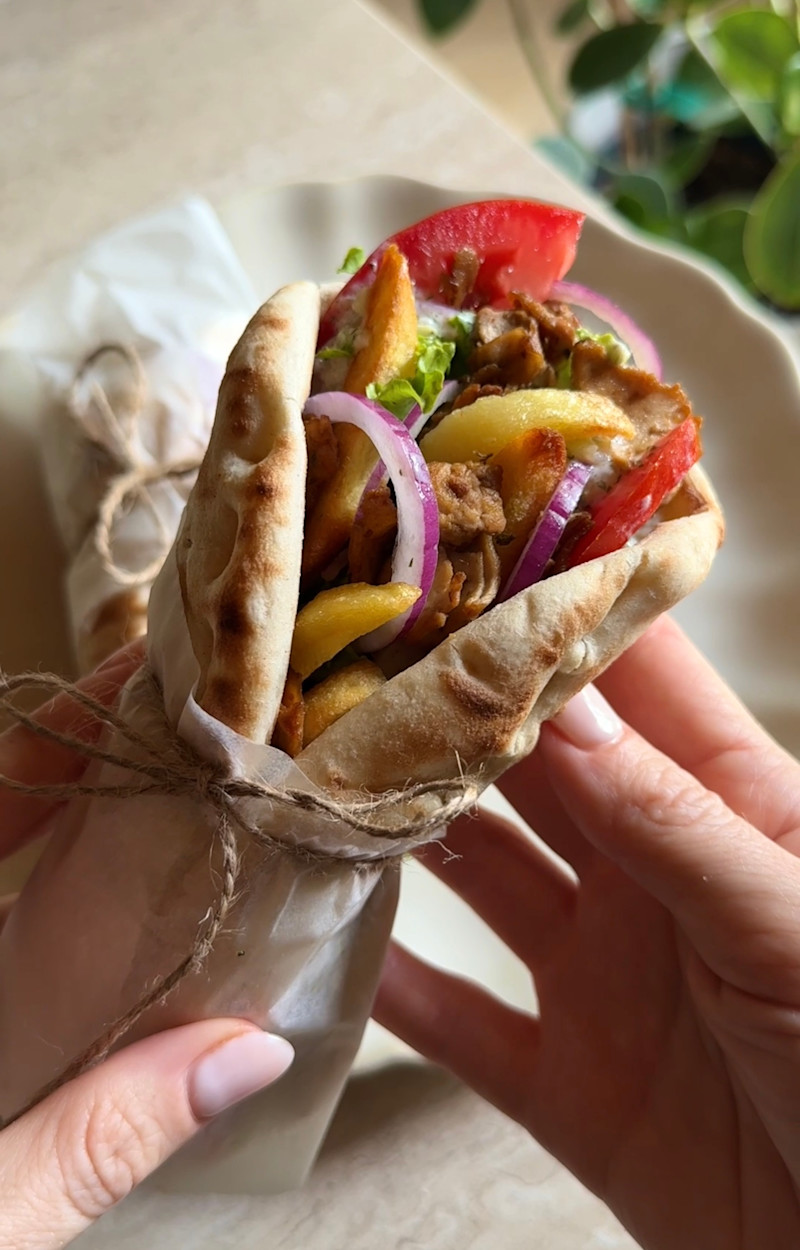Pita greca con tofu ricetta