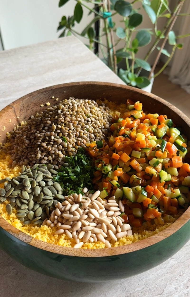 Cous cous nutriente ricetta