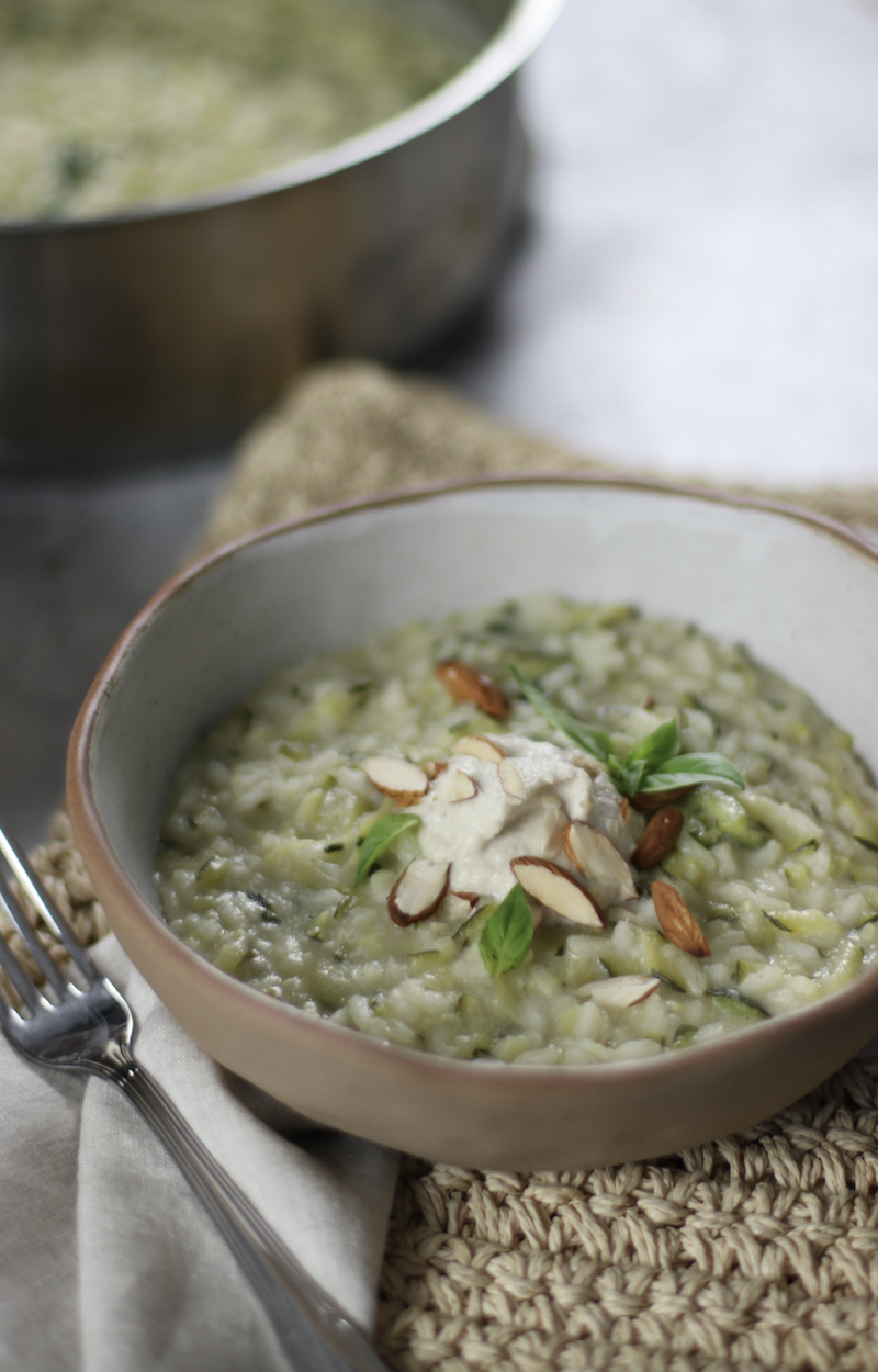 Risotto zucchine e ricotta ricetta