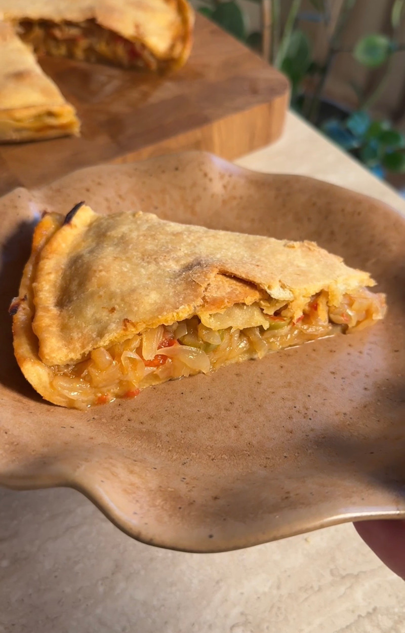 Calzone di cipolle ricetta