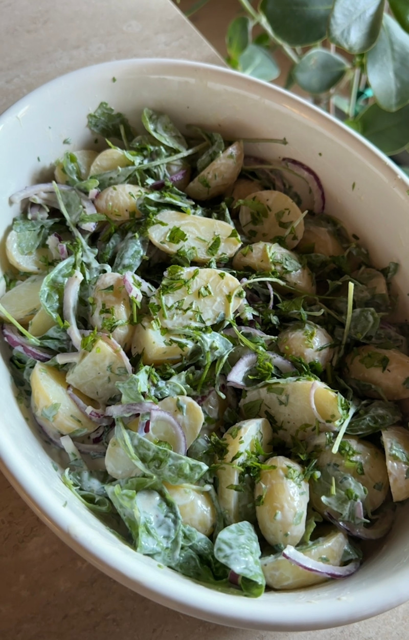 Insalata di patate alle erbe ricetta