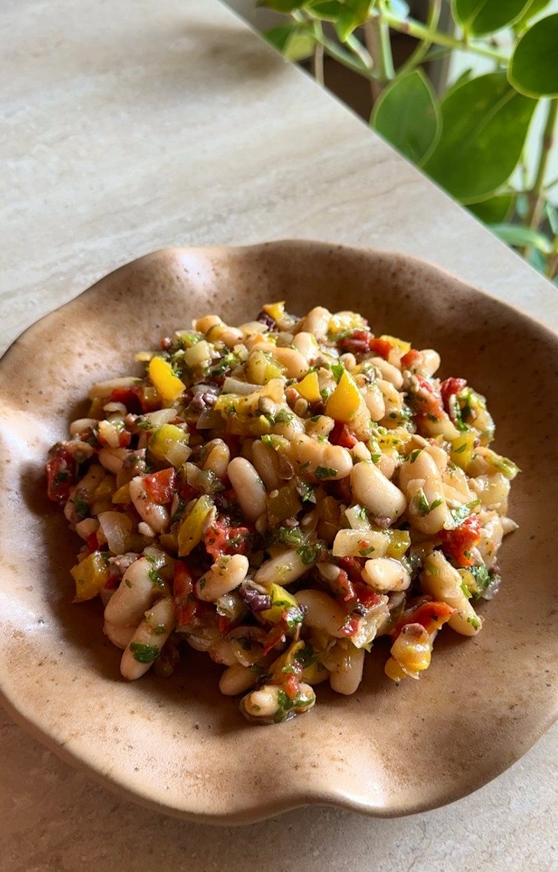 Insalata di legumi e verdure ricetta