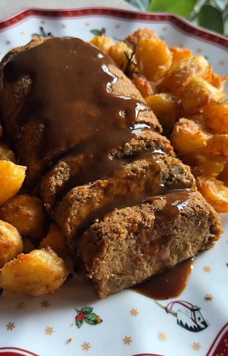 Polpettone con patate ricetta