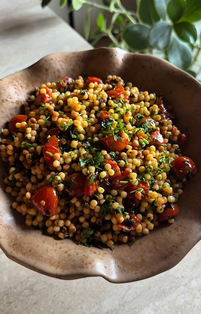 Fregula al sapore di mare ricetta