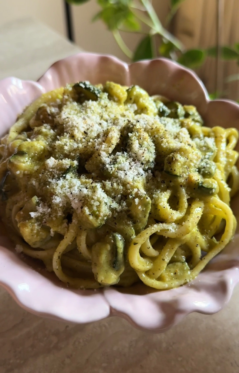 Linguine zucchine e limone ricetta