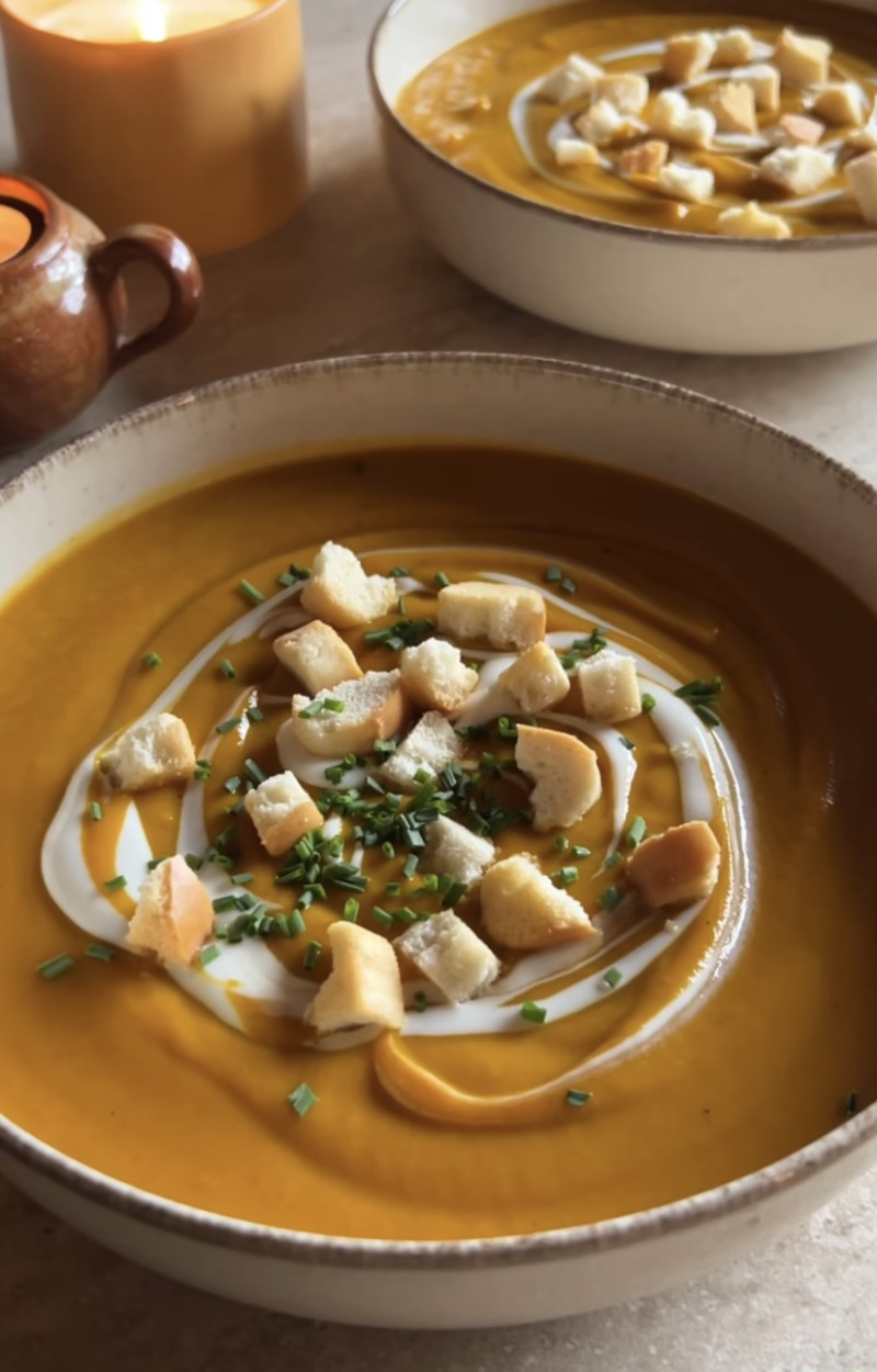 Vellutata di zucca, patate e carote ricetta