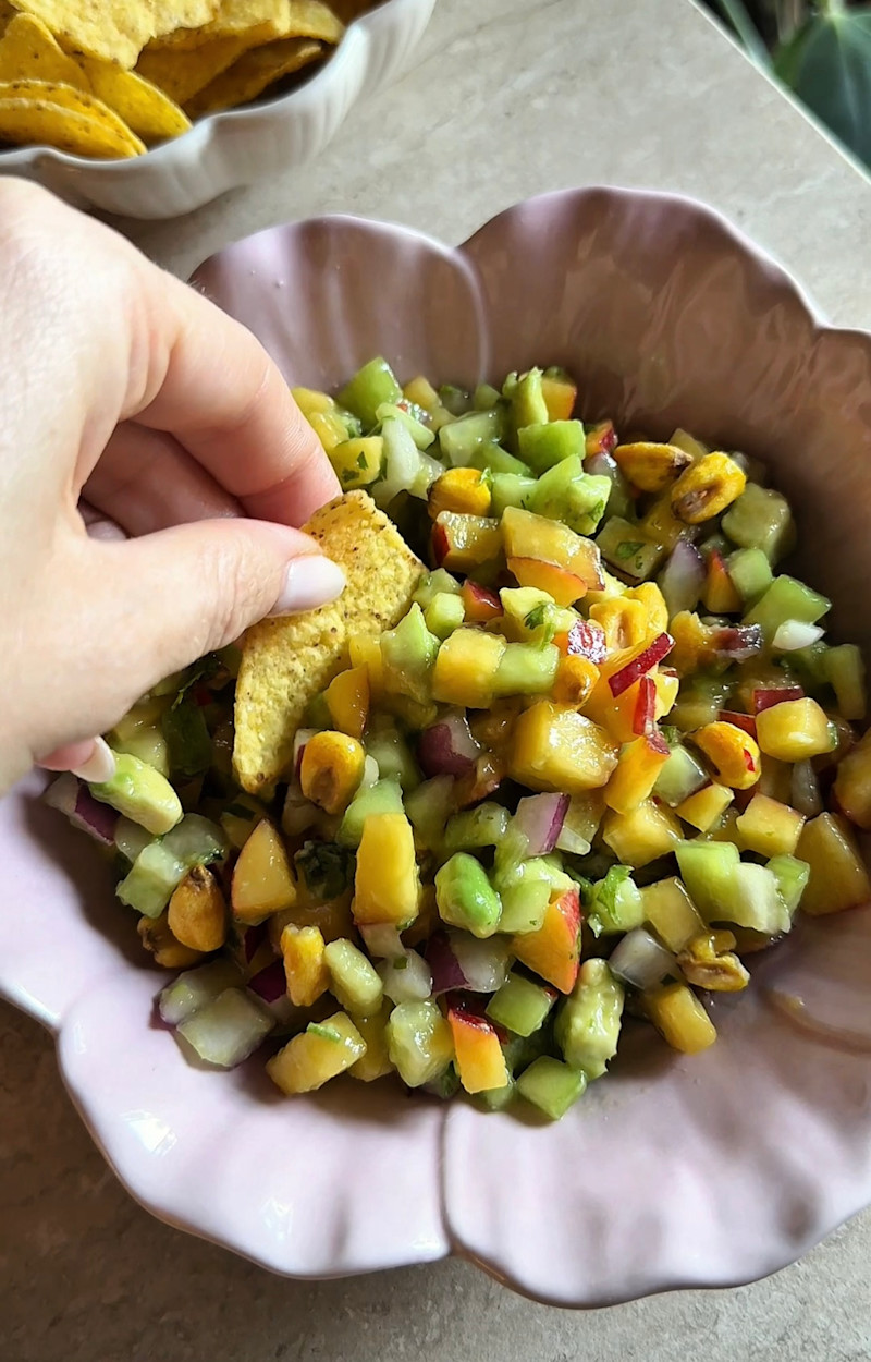 Ceviche di nettarine ricetta