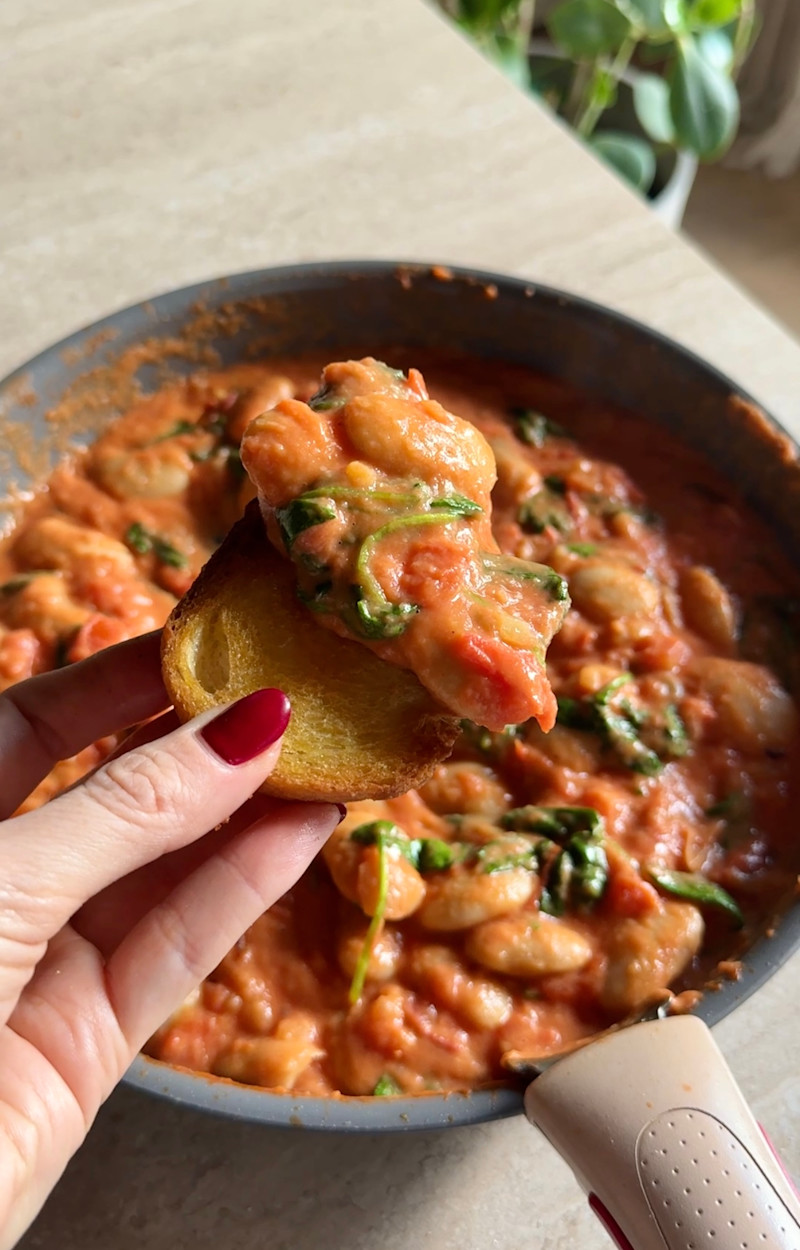 Butter beans al pomodoro ricetta