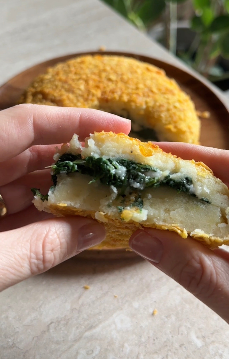 Spinacina di patate ricetta