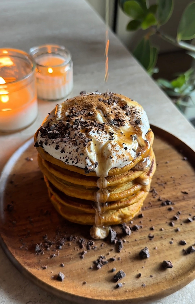 Pancake alla zucca ricetta