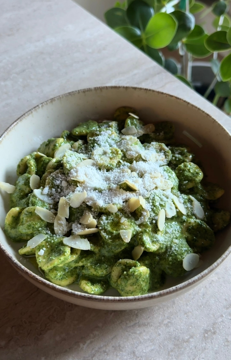 Pasta al pesto di cavolo riccio ricetta