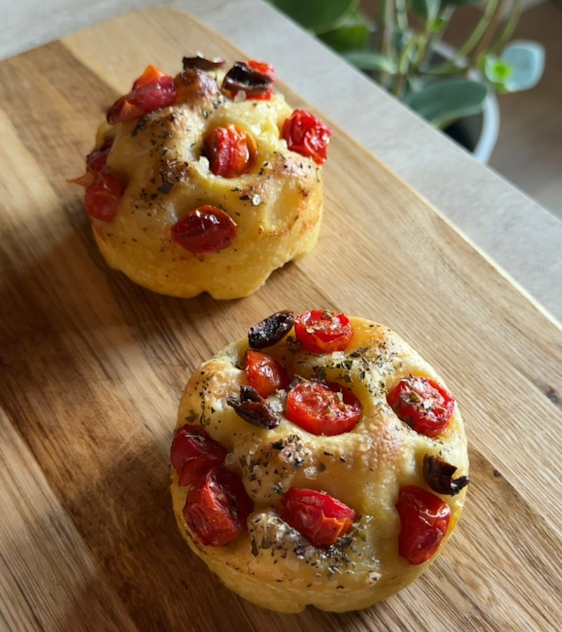 Focaccine con i pomodori ricetta