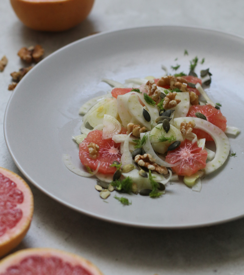 Insalata di finocchio e pompelmo ricetta