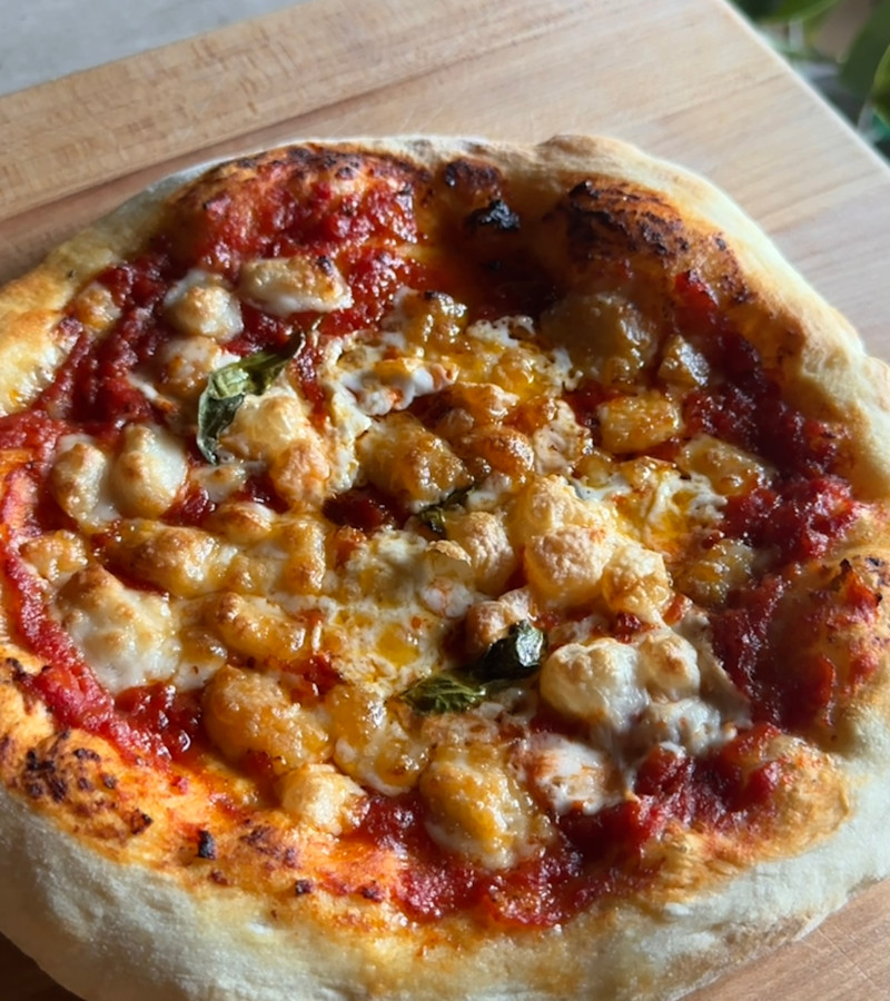 Pizza in friggitrice ad aria ricetta