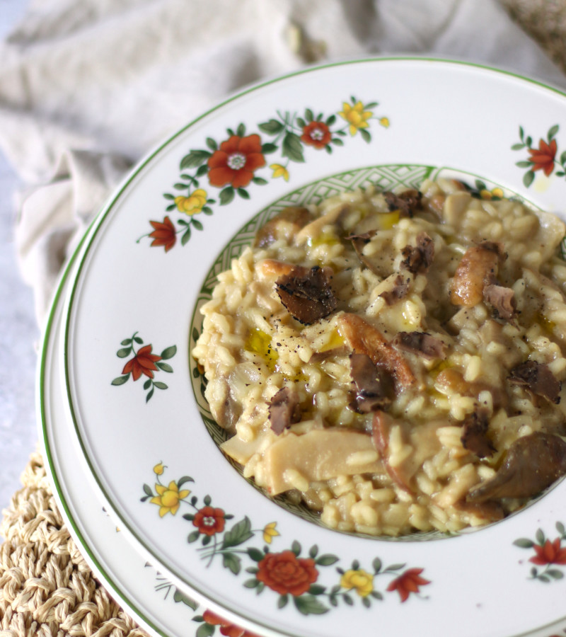 Risotto porcini e tartufo ricetta