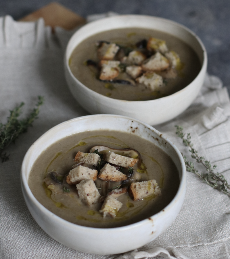 Vellutata di funghi e patate ricetta