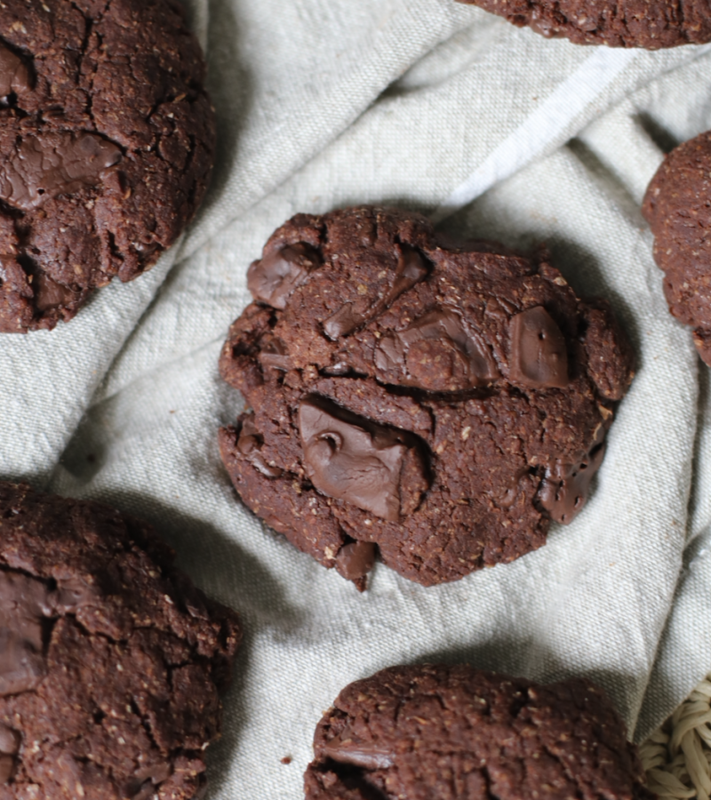 Cookies integrali al cioccolato ricetta