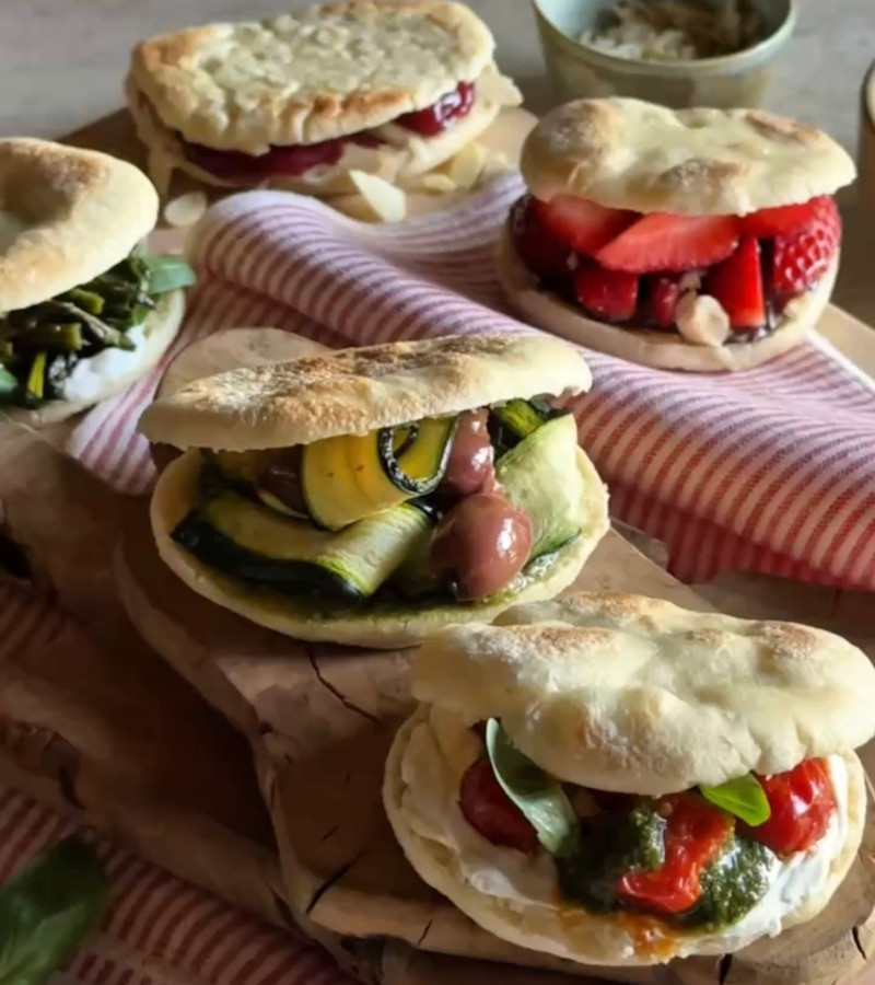 Tigelle primaverili ricetta
