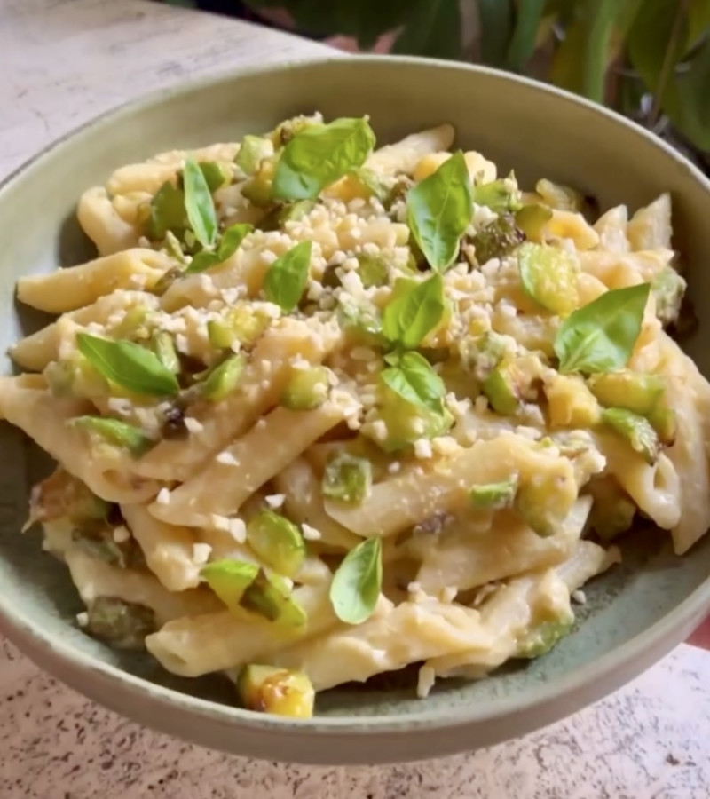 Pasta ceci e zucchine ricetta