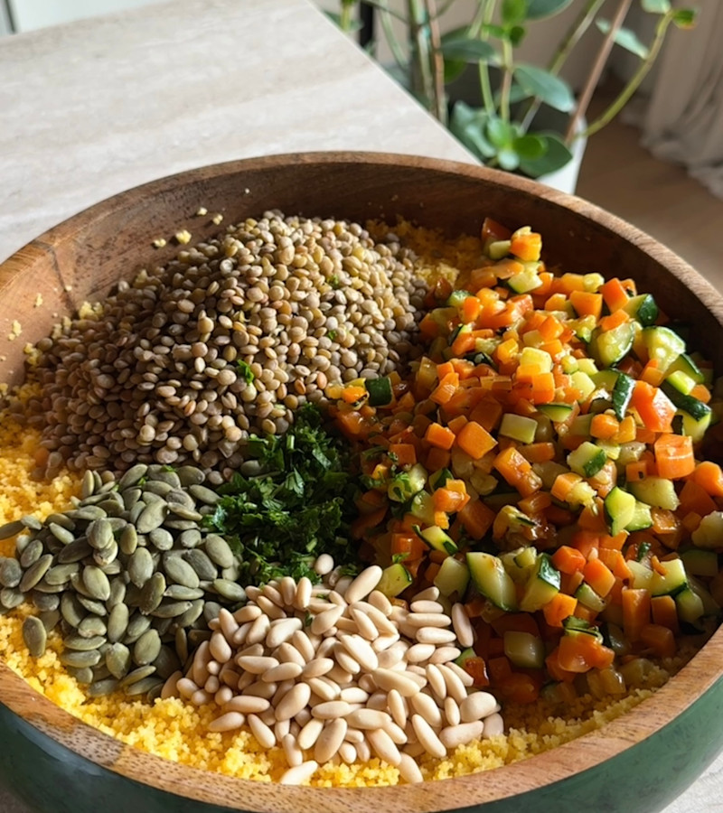 Cous cous nutriente ricetta