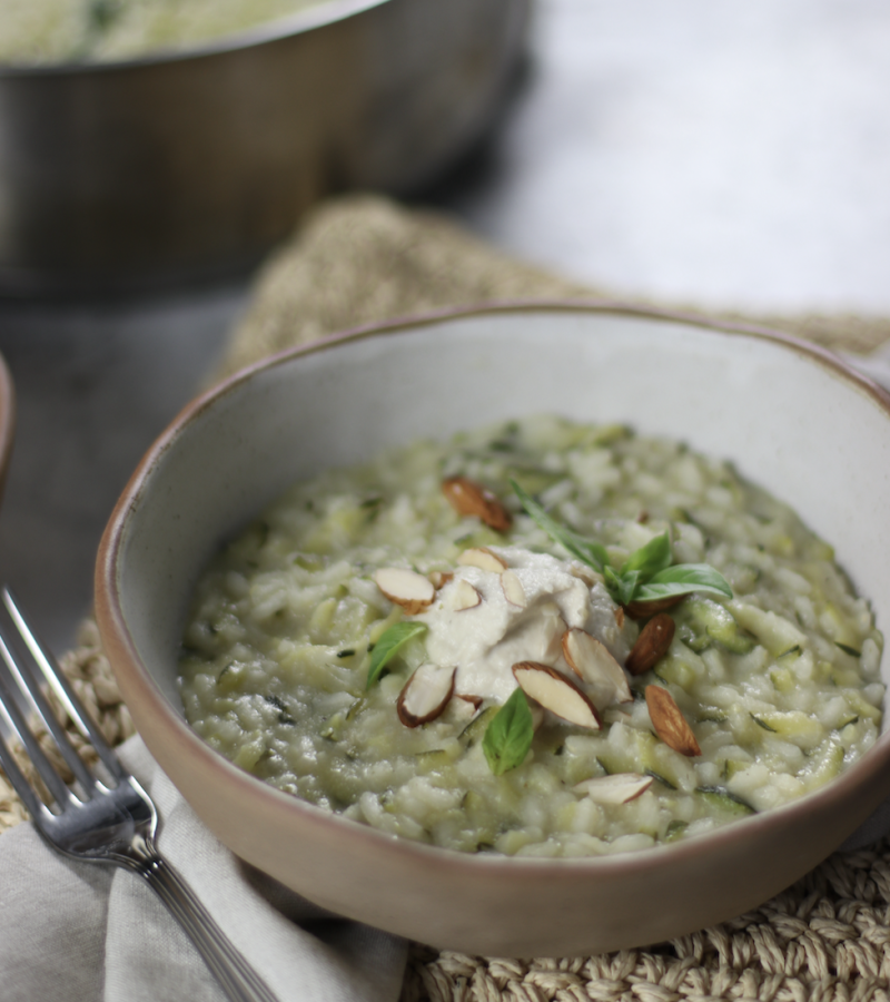 Risotto zucchine e ricotta ricetta