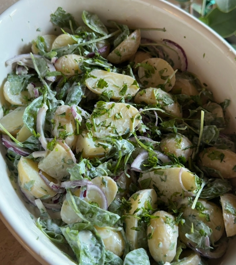 Insalata di patate alle erbe ricetta
