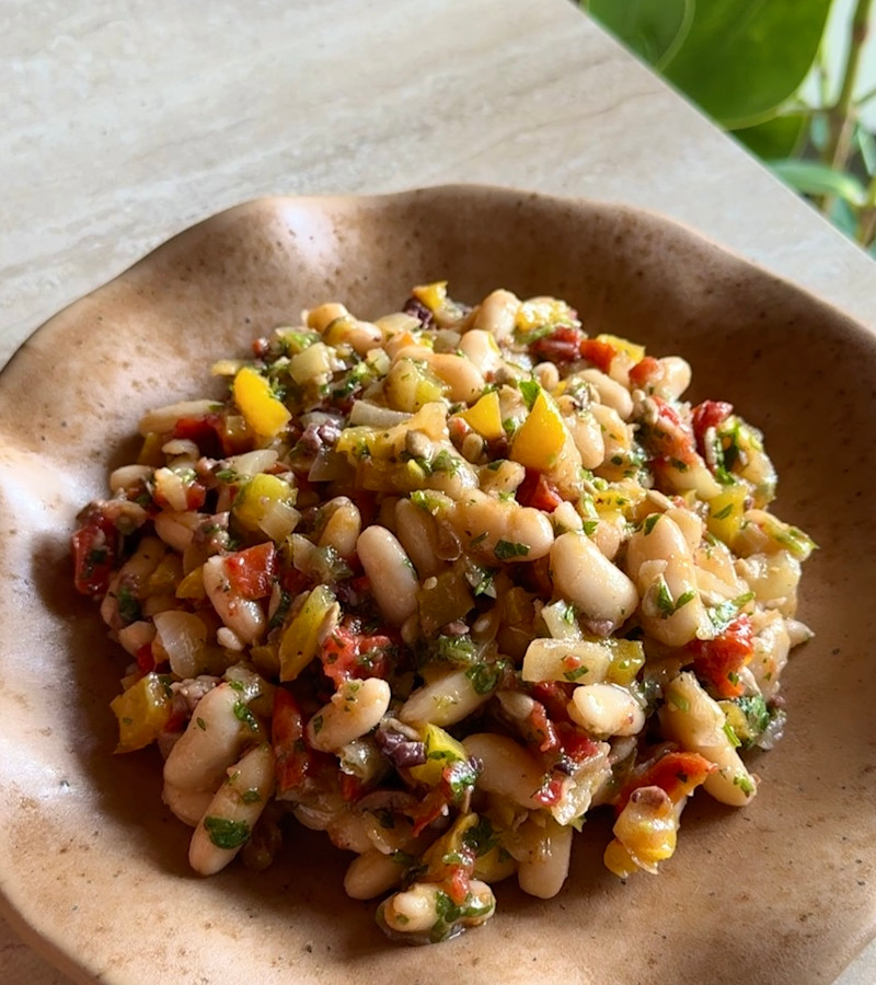 Insalata di legumi e verdure ricetta
