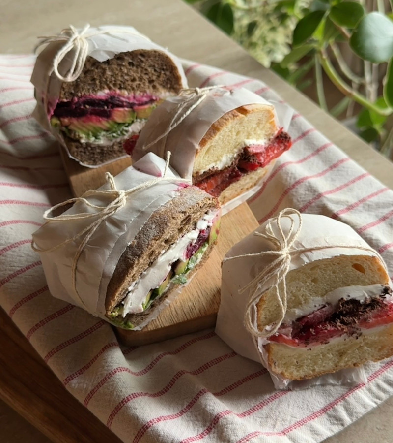Due panini per un picnic ricetta