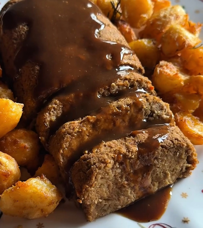 Polpettone con patate ricetta