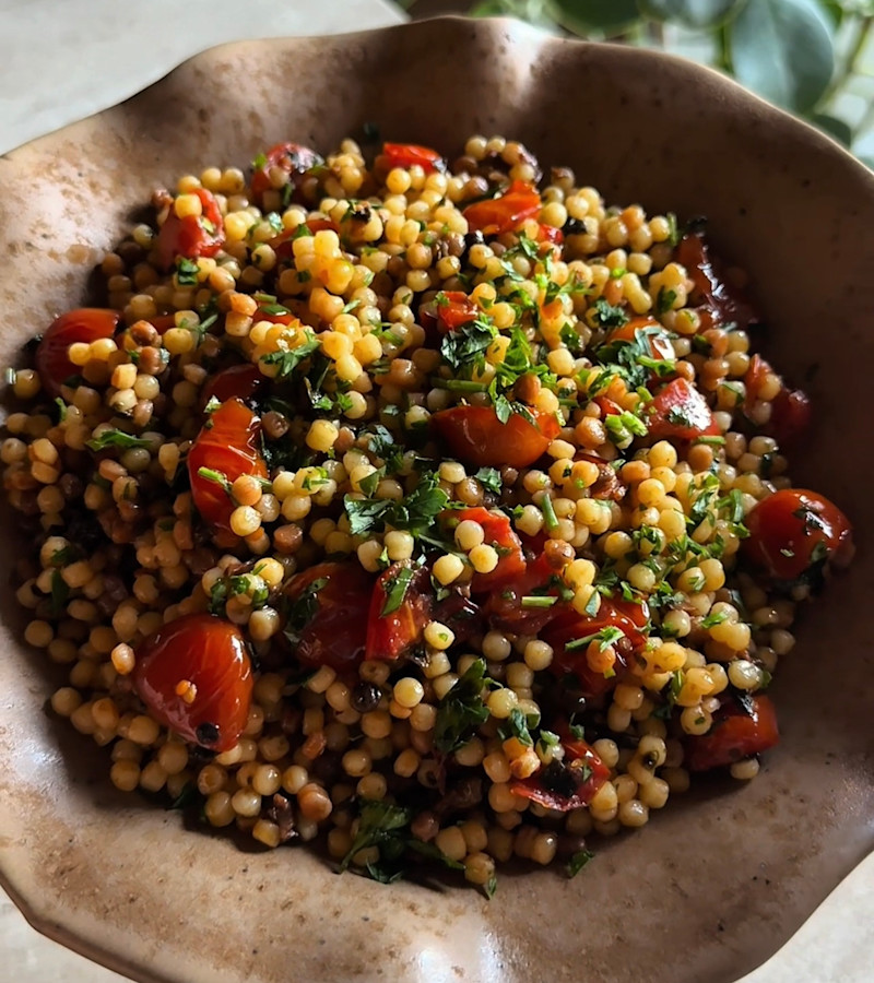 Fregula al sapore di mare ricetta