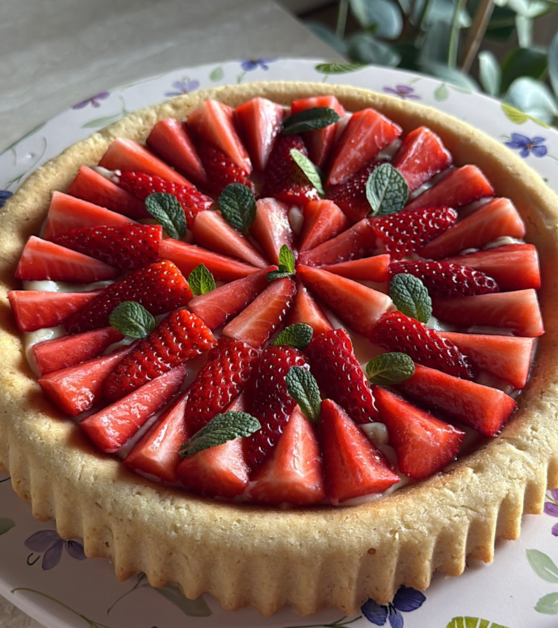 Crostata di fragole ricetta