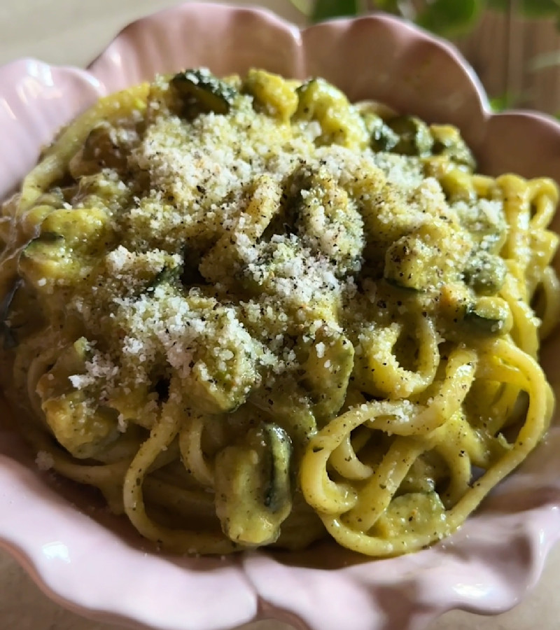 Linguine zucchine e limone ricetta