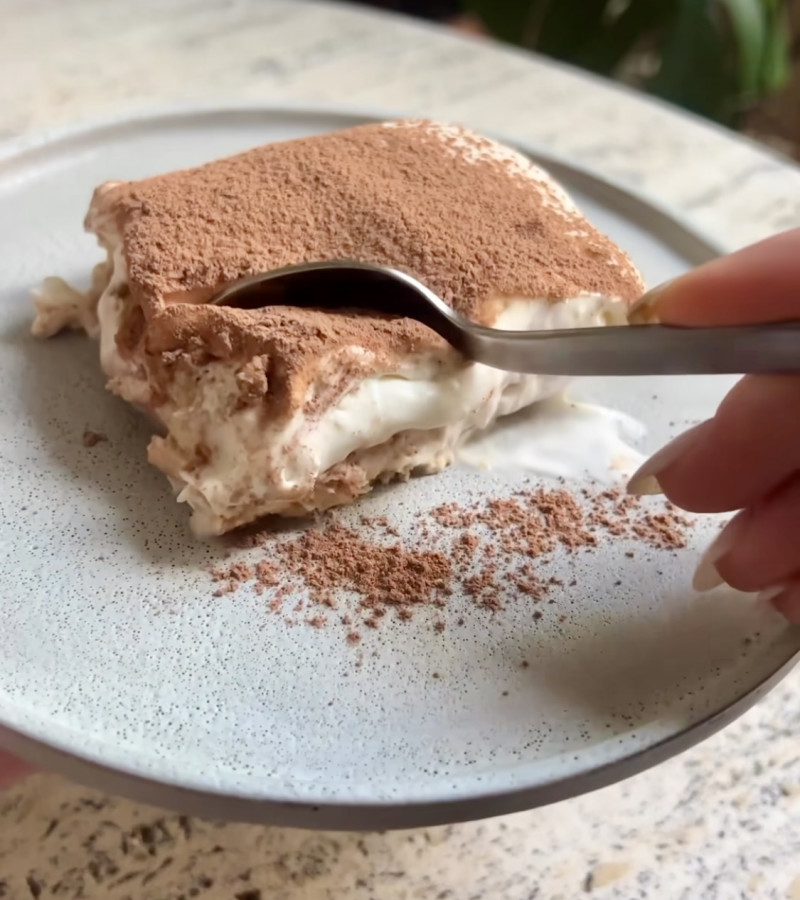 Tiramisù con mascarpone vegetale ricetta