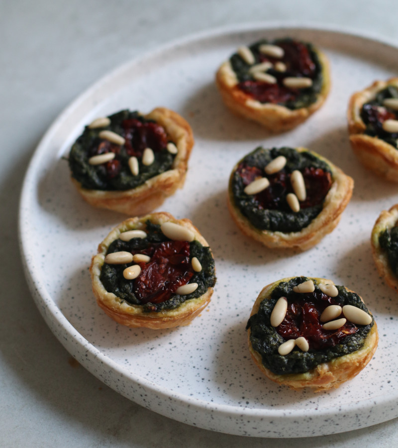 Mini quiches vegane con ricotta e spinaci ricetta