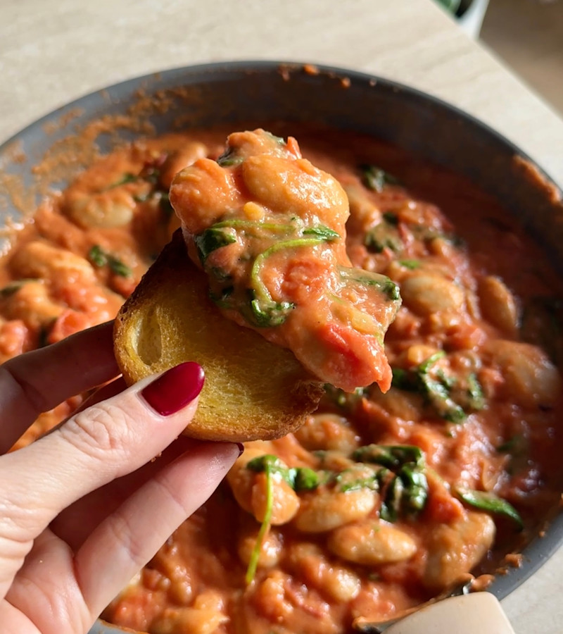 Butter beans al pomodoro ricetta