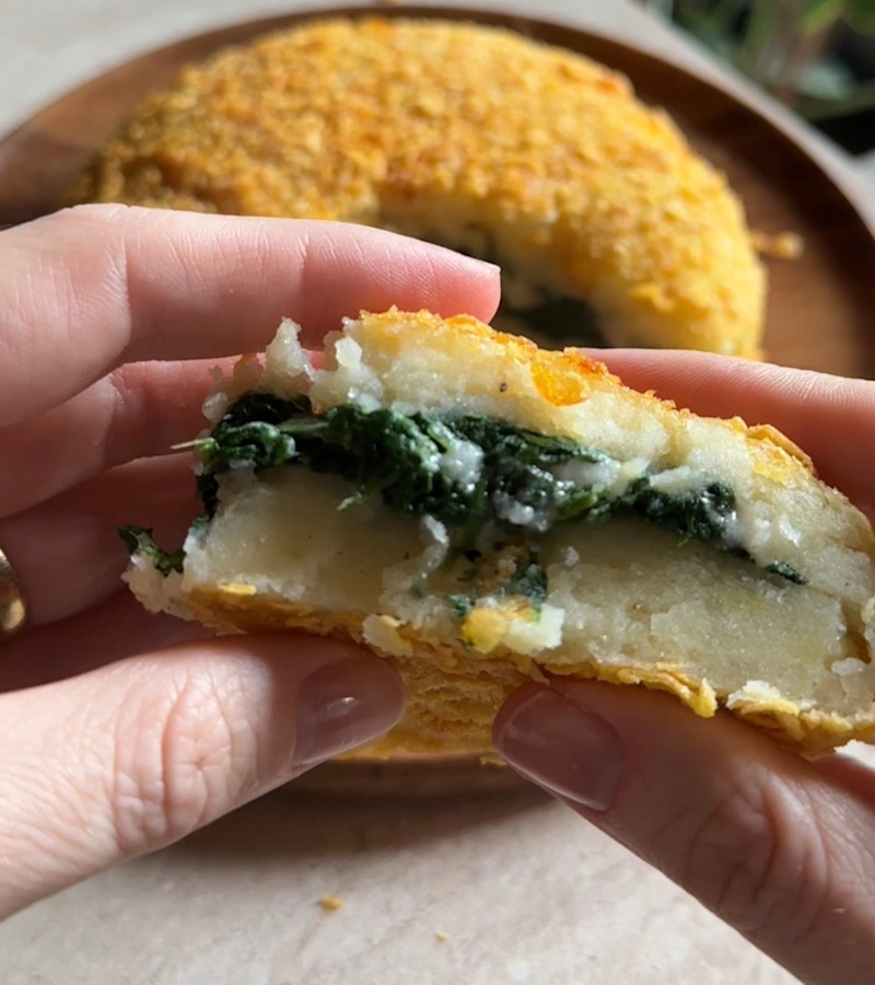 Spinacina di patate ricetta