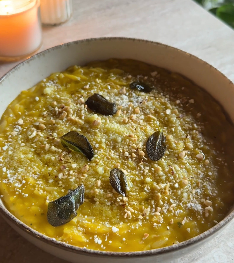 Pastina zucca e miso ricetta