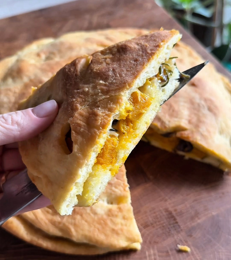 Focaccia alla zucca ricetta