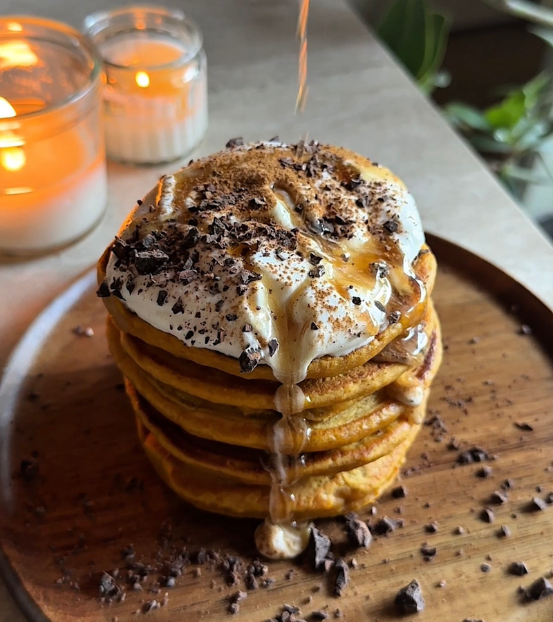 Pancake alla zucca ricetta