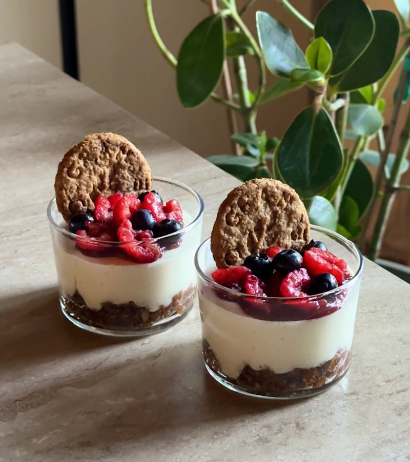 Mini cheesecake ai frutti di bosco ricetta