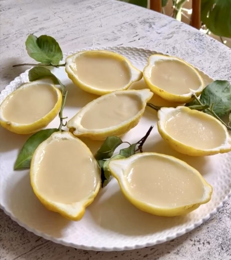 Limoni ripieni di crema al limone ricetta
